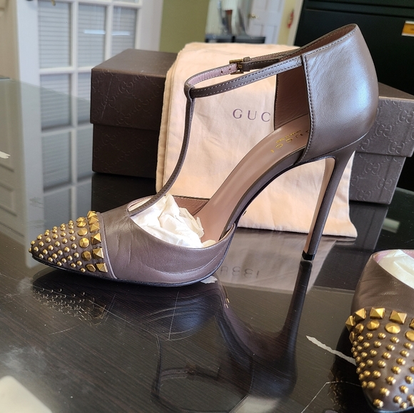 Gucci st.leo malaga kid heel - Picture 8 of 12